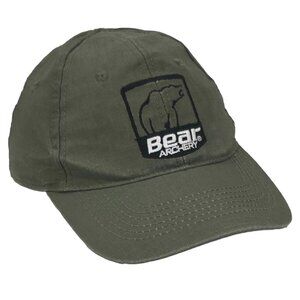 (FRED) BEAR Archery Hat Bow Hunting Ripstop Outdoor Cap Sage Green‎ Genuine OSFM